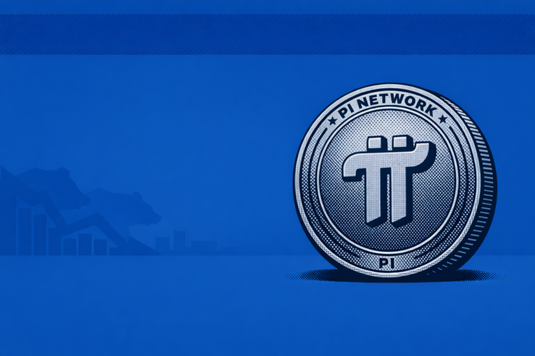 Pi упал на 7% из-за разблокировки и слабого рынка